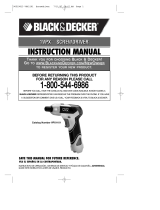 Black & Decker VPX1101X Manual de usuario