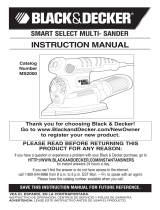 BLACK+DECKER MS2000 Manual de usuario