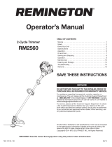 Remington RM2560 Rustler Manual de usuario