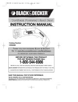Black & Decker 90504595 Manual de usuario