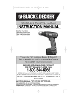 BLACK+DECKER CDC180ASB Manual de usuario
