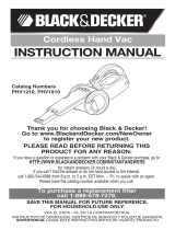 Black & Decker PHV1810 Manual de usuario