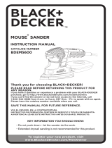 BLACK DECKER Black + Decker BDEMS600 Mouse 1.2A Corded Single Speed  El manual del propietario