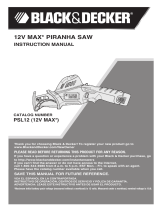 Black & Decker PSL12 Manual de usuario