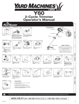 Yard Machines Y60 Manual de usuario