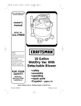 Craftsman 113.17066 Manual de usuario