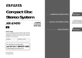 Aiwa XR-EM70 Manual de usuario