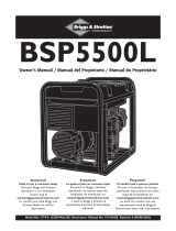 Briggs & Stratton BSP5500L Manual de usuario