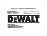 DeWalt DW860BS Manual de usuario