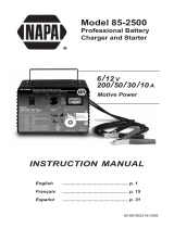 Napa 85-2500 Manual de usuario