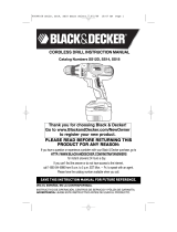 Black & Decker SS12D Manual de usuario