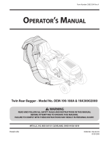 MTD 42-inch Twin Bagger Manual de usuario