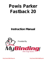 Powis Parker Fastback 20 Manual de usuario