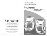 Mr Coffee TFTX85 Manual de usuario