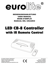 EuroLite LED Cube LED for CB-8 IR Controller Manual de usuario