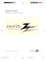 Zenith J3W41321A Manual de usuario