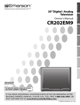 Emerson CR202EM9 Manual de usuario