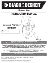 Black & Decker BV3600R Manual de usuario