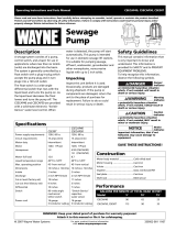 Wayne 330502-001 Manual de usuario
