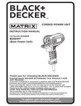 BLACK DECKER BDEDMT Manual de usuario