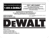 DeWalt DC616 Manual de usuario