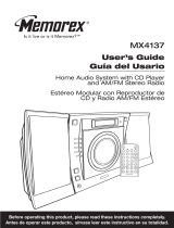 Memorex MX4137 - Micro System - Radio Manual de usuario