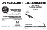 McCulloch MCP1510 Manual de usuario