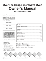Maytag MMV51566AA/MMV5156AC Manual de usuario