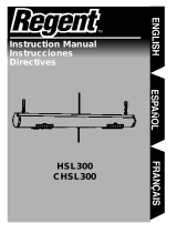 Regent HSL300 Manual de usuario