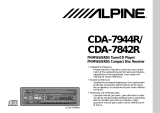 Alpine CDA-7842R Manual de usuario