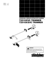 Shindaiwa T2510/EVC Manual de usuario