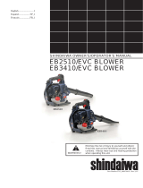 Shindaiwa EB2510/EVC Manual de usuario