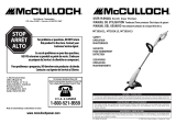McCulloch MT202A11 Manual de usuario