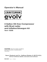 Craftsman evolv 15206 Manual de usuario