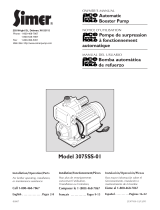 Simer Pumps 3075SS-01 Manual de usuario