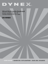 Dynex DX WKBD - Multimedia Keyboard Wired Manual de usuario