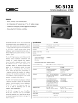 QSC Audio DCS-SC-312XC Manual de usuario
