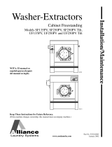 Alliance Laundry Systems UF250PV Manual de usuario