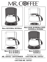 Mr. Coffee NLS12, NLS13, NLX20, NLX20D, NLX23, NLX23D, NLX26, NL12, NL12D, NL13, NL13D, NLX30, NLX33 Manual de usuario