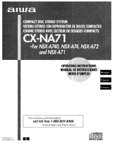 Aiwa CX-NA71 Manual de usuario