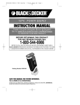 Black & Decker 1VPX VPX3101 Manual de usuario