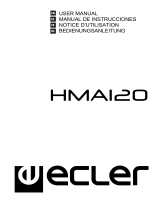 Ecler HMA120 Manual de usuario