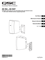 QSC AcousticDesign AD-S52 Manual de usuario