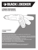 Black & Decker LI2000 Manual de usuario