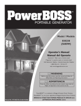 Briggs & Stratton PowerBoss PowerBOSS 5600 Watt Portable Generator Manual de usuario