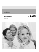 Bosch NGM3054UC Guía de instalación