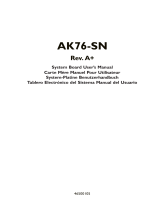 DFI AK76-SN Manual de usuario