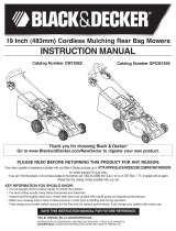 Black & Decker CM1936Z Manual de usuario