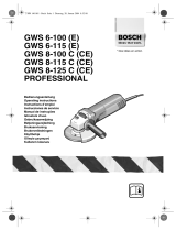 Bosch GWS 6-100 (E) Manual de usuario