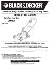 Black and Decker CM1836R Manual de usuario
